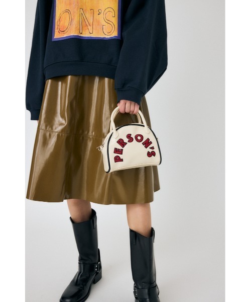 MOUSSY（マウジー）の「PERSON'S ボストンバッグ（ボストンバッグ・レディース・オフホワイト/ブラック/オレンジ・FREE）」の5枚目の写真