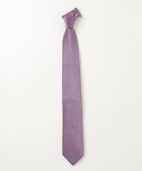 TOKYO SHIRTS（トウキョウシャツ）の「ネクタイ 絹100% ベーシック ビジネス フォーマル（ネクタイ・メンズ・ブルー/ネイビー系2/シルバー系2/チャコールグレー/サックスブルー/ラベンダー/シルバー系1/オレンジ/イエロー/ベージュ/ネイビー系1/ブラウン/グリーン/ピンク/ボルドー/レッド・FREE）」の9枚目の写真