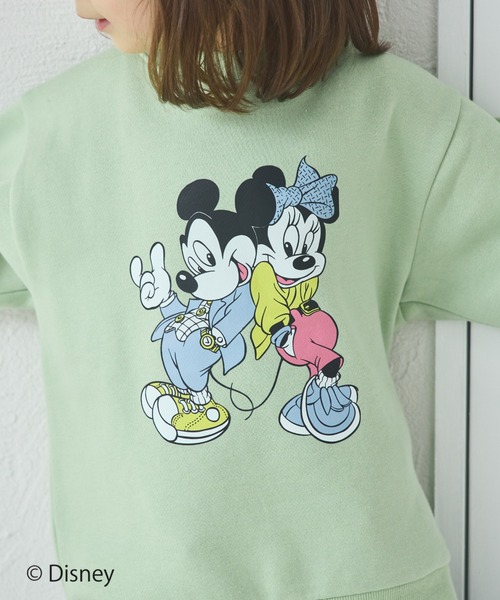 pairmanon（ペアマノン）の「【Disney】【ディズニー】キャラクタープリント ユニセックス 裏起毛トレーナー（スウェット・キッズ・ベージュ/ピンク/ライトグリーン/ブラック/アイボリー/ブルー・80/110/100/120/130/90/140）」の19枚目の写真