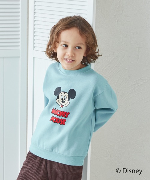 pairmanon（ペアマノン）の「【Disney】【ディズニー】キャラクタープリント ユニセックス 裏起毛トレーナー（スウェット・キッズ・ベージュ/ピンク/ライトグリーン/ブラック/アイボリー/ブルー・80/110/100/120/130/90/140）」の21枚目の写真