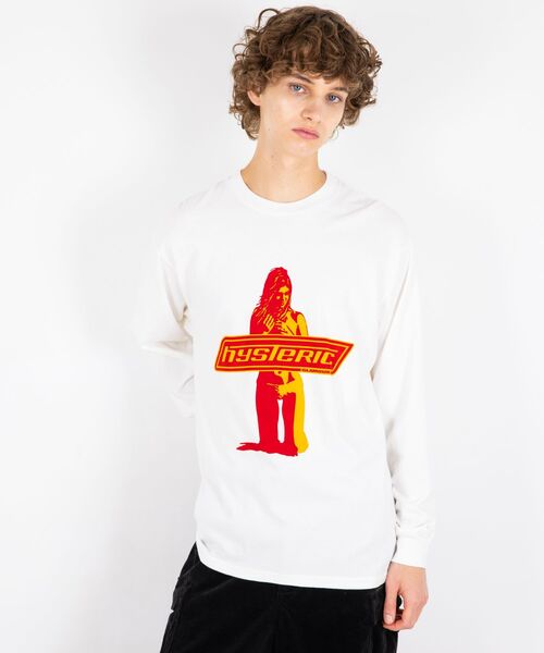 HYSTERIC GLAMOUR（ヒステリックグラマー）の「GOOD TIMES Tシャツ（Tシャツ/カットソー・メンズ・ブルー/ブラック/ホワイト・SMALL/MEDIUM/LARGE/X-LARGE）」の5枚目の写真