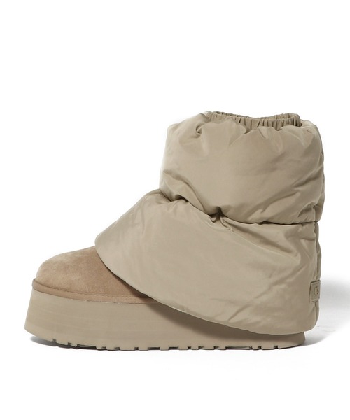 UGG（アグ）の「UGG / クラシック ミニ ディッパー パファー ブーツ（ブーツ・レディース・キャメル・6/7/8）」の10枚目の写真