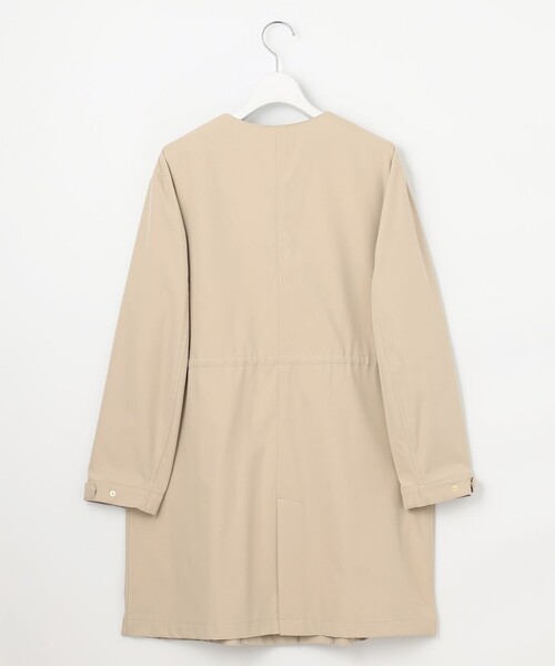 J.PRESS Ladies(J.プレス レディス)の「【洗える・撥水】ドライツイルストレッチ ノーカラー コート(ノーカラーコート・レディース・ベージュ系/ネイビー系/ブラウン系・XS/S)」の16枚目の写真