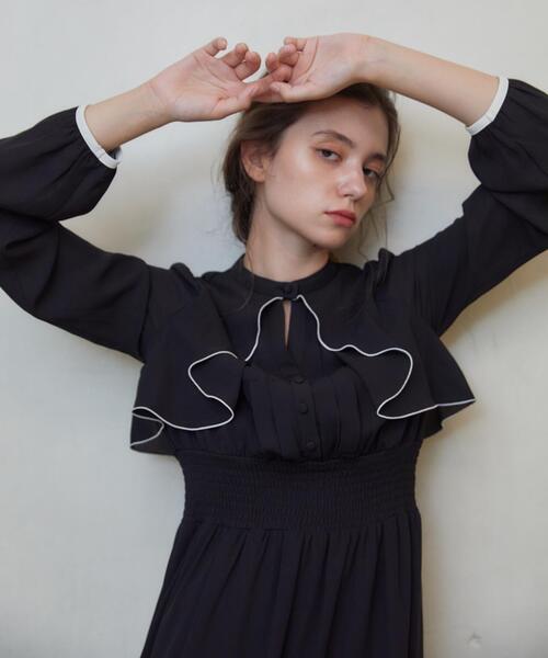 reas1:read1セット セール】バイカラーメロウデザインワンピース（ワンピース）｜REDYAZEL