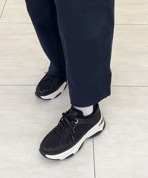 【美品】+diana 『撥水加工』リサイクルニットコンビスニーカー 23.5㎝ diana スニーカー 「撥水加工」リサイクルニットコンビ