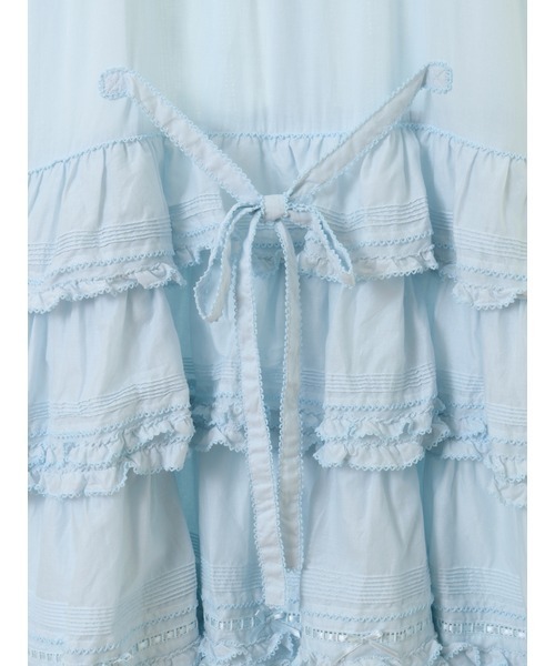 ホワイトローズ刺繍使いワンピース（ワンピース）｜PINK HOUSE