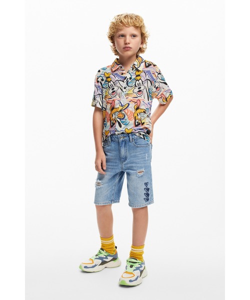 Desigual(デシグアル)の「ディズニー柄のシャツ(シャツ/ブラウス・キッズ・マルチ・M/L/XL/XS/S/XXL)」の3枚目の写真