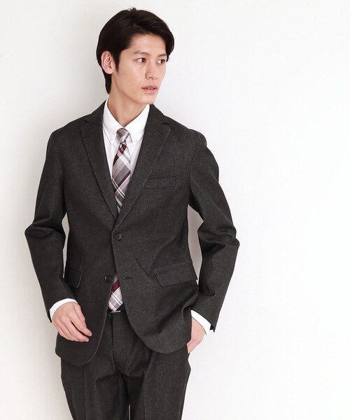 セール】エバーデニムジャケット セットアップ可／洗える／ストレッチ