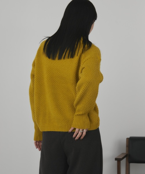 ハイネックオーバーカラーニット（ニット/セーター）｜Aunt Marie's