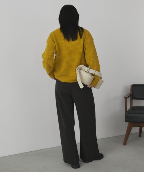 ハイネックオーバーカラーニット（ニット/セーター）｜Aunt Marie's