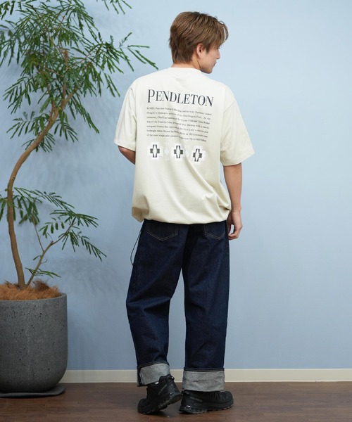 PENDLETON(ペンドルトン)の「PENDLETON/ペンドルトン 半袖Tシャツ バックプリント ドローコード 5275-0217(Tシャツ/カットソー・メンズ・グレイッシュベージュ/ブラック/ホワイト・L/M/XL)」の22枚目の写真