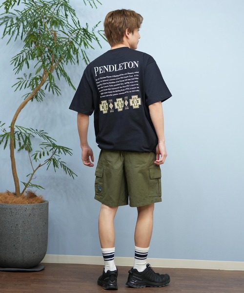 PENDLETON(ペンドルトン)の「PENDLETON/ペンドルトン 半袖Tシャツ バックプリント ドローコード 5275-0217(Tシャツ/カットソー・メンズ・グレイッシュベージュ/ブラック/ホワイト・L/M/XL)」の16枚目の写真