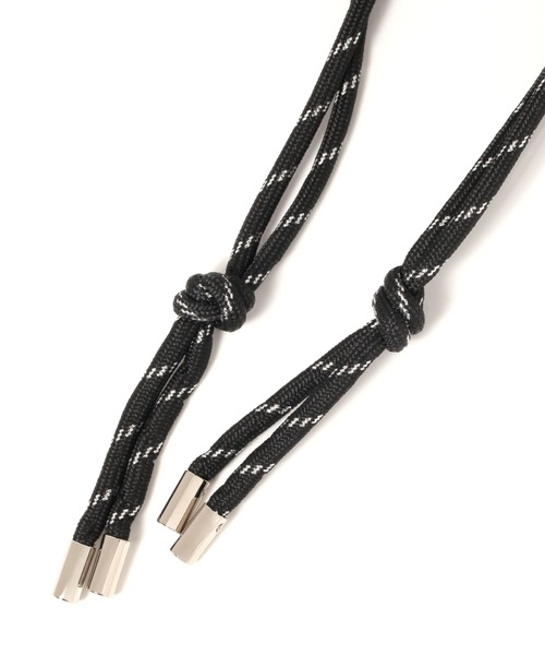 BAYFLOW（ベイフロー）の「[A4サイズも入る]キルトドロストロゴテープショルダー（ショルダーバッグ・レディース・ブラック/グレー・FREE）」の13枚目の写真