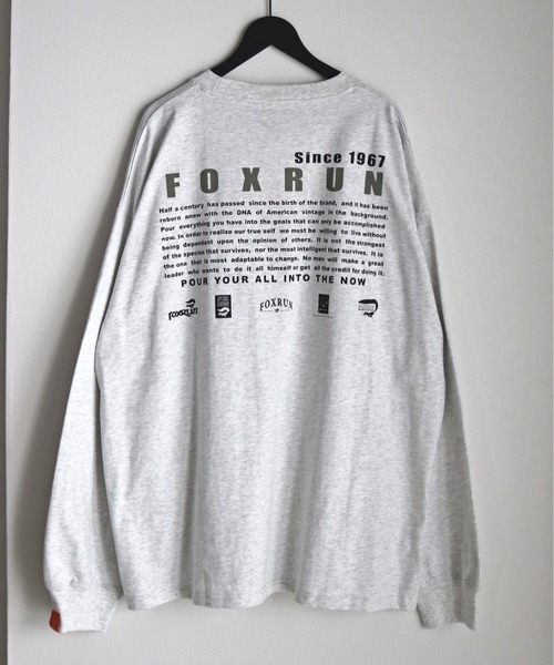 【セール】【FOXRUN/フォックスラン】 GO OUT掲載アイテム Hystoric back logo L/S -Tee（Tシャツ/カットソー）｜COURO（コウロ）