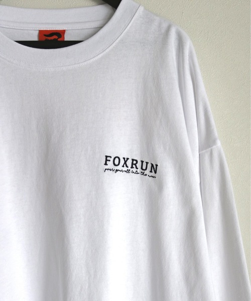 COURO(コウロ)の「【FOXRUN/フォックスラン】 GO OUT掲載アイテム Hystoric back logo L/S -Tee(Tシャツ/カットソー・メンズ・ブラック/ホワイト/オートミール/チャコール・M/L)」の6枚目の写真