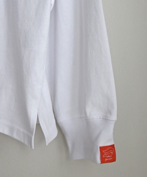 COURO(コウロ)の「【FOXRUN/フォックスラン】 GO OUT掲載アイテム Hystoric back logo L/S -Tee(Tシャツ/カットソー・メンズ・ブラック/ホワイト/オートミール/チャコール・M/L)」の7枚目の写真