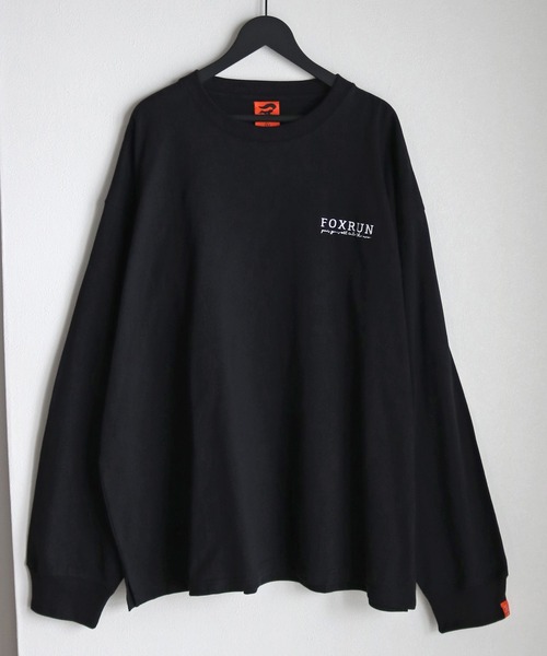 COURO(コウロ)の「【FOXRUN/フォックスラン】 GO OUT掲載アイテム Hystoric back logo L/S -Tee(Tシャツ/カットソー・メンズ・ブラック/ホワイト/オートミール/チャコール・M/L)」の9枚目の写真