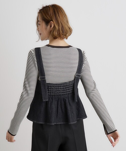 grove（グローブ）の「デニムビスチェSET UP（セットアップ・レディース・ブラック/ブルー系その他・01/02/03/04/05）」の4枚目の写真