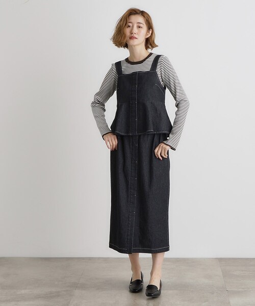 grove（グローブ）の「デニムビスチェSET UP（セットアップ・レディース・ブラック/ブルー系その他・01/02/03/04/05）」の8枚目の写真