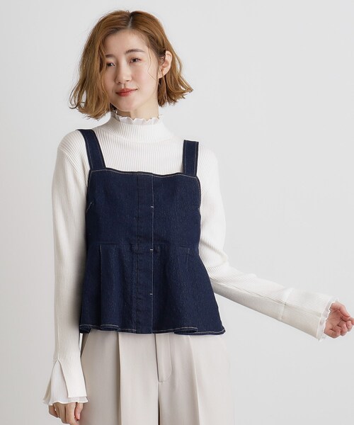 grove（グローブ）の「デニムビスチェSET UP（セットアップ・レディース・ブラック/ブルー系その他・01/02/03/04/05）」の10枚目の写真