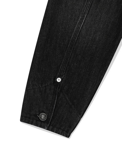 MAHAGRID（マハグリッド）の「『mahagrid/マハグリッド』DUNGAREE DENIM JACKET/ダンガリーデニム JKT（デニムジャケット・レディース・ブルー/ブラック・L/M）」の17枚目の写真