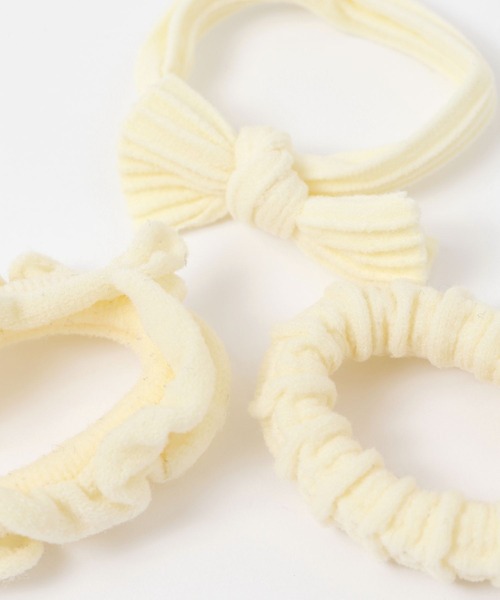 LOWRYS FARM（ローリーズファーム）の「６SETワンカラーヘアゴム 291594（ヘアゴム・レディース・アイボリー/ブラック/ブラウン・FREE）」の4枚目の写真