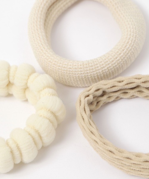 LOWRYS FARM（ローリーズファーム）の「６SETワンカラーヘアゴム 291594（ヘアゴム・レディース・アイボリー/ブラック/ブラウン・FREE）」の5枚目の写真