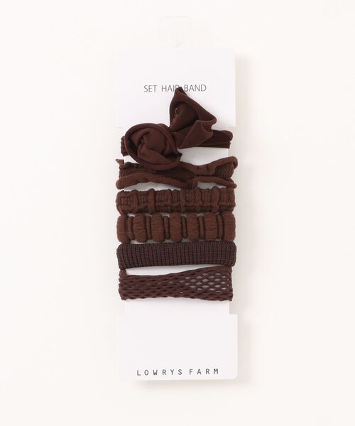 LOWRYS FARM（ローリーズファーム）の「６SETワンカラーヘアゴム 291594（ヘアゴム・レディース・アイボリー/ブラック/ブラウン・FREE）」の8枚目の写真
