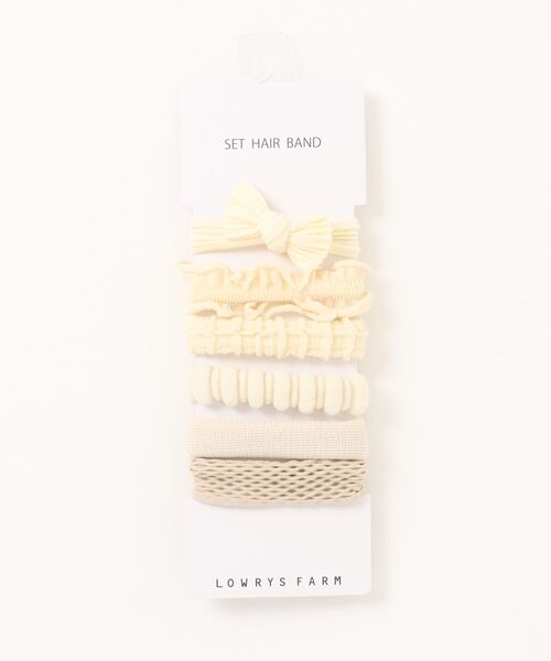 LOWRYS FARM（ローリーズファーム）の「６SETワンカラーヘアゴム 291594（ヘアゴム・レディース・アイボリー/ブラック/ブラウン・FREE）」の9枚目の写真