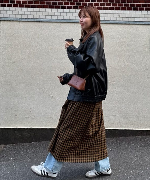 DISCOAT（ディスコート）の「ギンガムキャミワンピース（ワンピース・レディース・ブラウン/ブルー・FREE）」の18枚目の写真