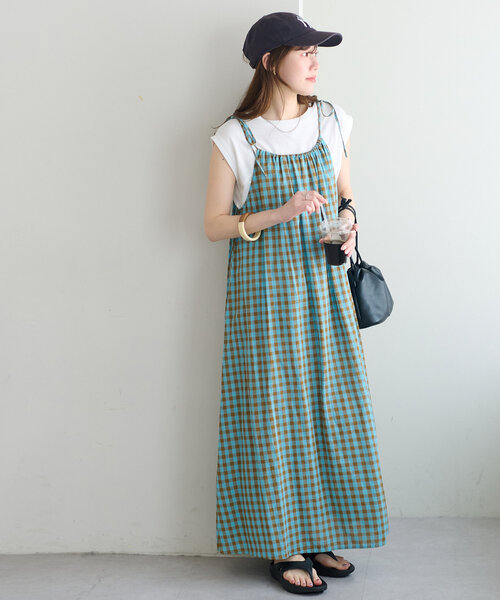 DISCOAT メッシュ編柄キャミワンピース DISCOAT メッシュ編柄キャミワンピース DISCOAT（ディスコート）の