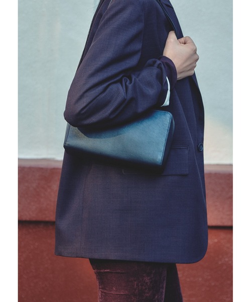 ONE.ワンドット】 /レザースクエアミニボストンBAG / ONE-008