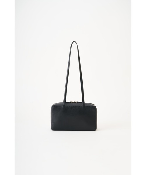 ONE.ワンドット】 / レザースクエアミニボストンBAG / ONE-008 ONE.ワンドット】 / Square Mini Boston Bag / 撥水レザー/ ONE-008