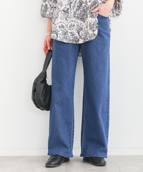 n'OrLABEL（ノアールレーベル）の「【機能素材】『フレキシンストレッチストレートワイドパンツ』（その他パンツ・レディース・カーキ/グレー/ベージュ/ライトベージュ/ブラック/ブラック系1/ブルー系1・LL/L/M/S/3L）」の7枚目の写真