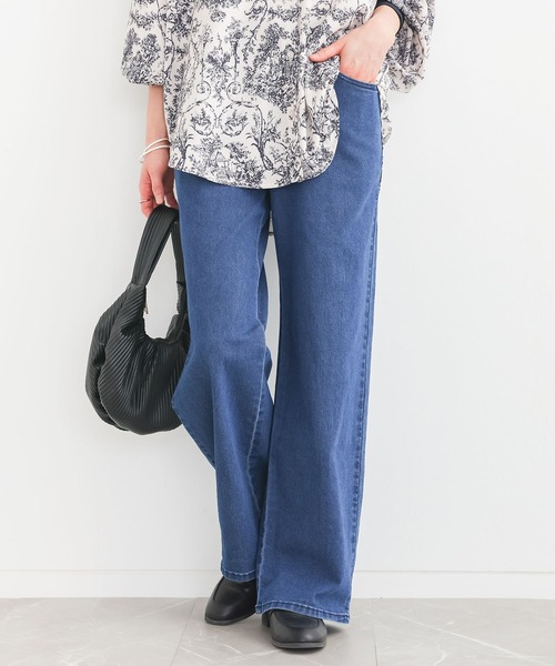 n'OrLABEL（ノアールレーベル）の「【機能素材】『フレキシンストレッチストレートワイドパンツ』（その他パンツ・レディース・カーキ/グレー/ベージュ/ライトベージュ/ブラック/ブラック系1/ブルー系1・LL/L/M/S/3L）」の17枚目の写真