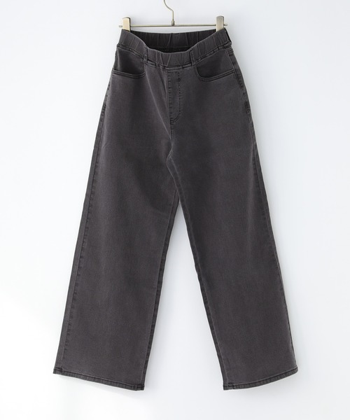 n'OrLABEL（ノアールレーベル）の「【機能素材】『フレキシンストレッチストレートワイドパンツ』（その他パンツ・レディース・カーキ/グレー/ベージュ/ライトベージュ/ブラック/ブラック系1/ブルー系1・LL/L/M/S/3L）」の18枚目の写真