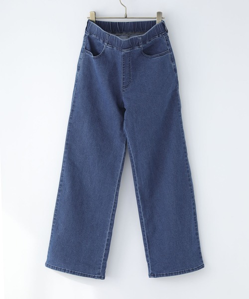 n'OrLABEL（ノアールレーベル）の「【機能素材】『フレキシンストレッチストレートワイドパンツ』（その他パンツ・レディース・カーキ/グレー/ベージュ/ライトベージュ/ブラック/ブラック系1/ブルー系1・LL/L/M/S/3L）」の19枚目の写真