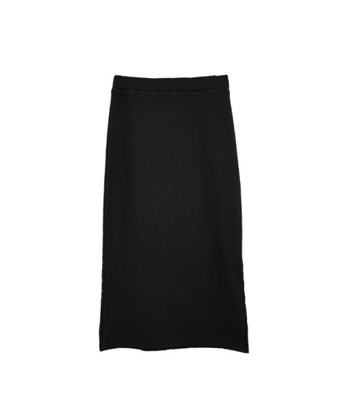 aquagarage（アクアガレージ）の「裏起毛ストレッチタイトスカート（スカート・レディース・グリーン/ブラック/ブラウン/アイボリー・L/M/S/LL/3L）」の12枚目の写真