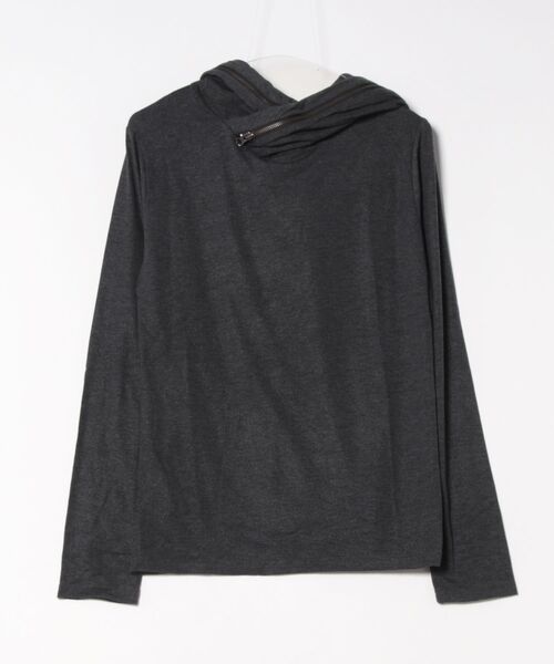 B.I.D.(ビーアイディー)の「《Growth by Grail》ZIPデザインプルパーカー(パーカー・メンズ・グレー/ブラック/ホワイト・LARGE/MEDIUM)」の3枚目の写真