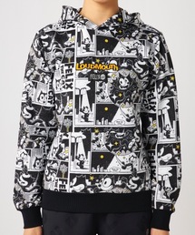 【Loudmouth/ラウドマウス】レディースコラボシリーズダンボールニットフーディ FELIX/フィリックス コラボ企画 パーカー ゴルフ