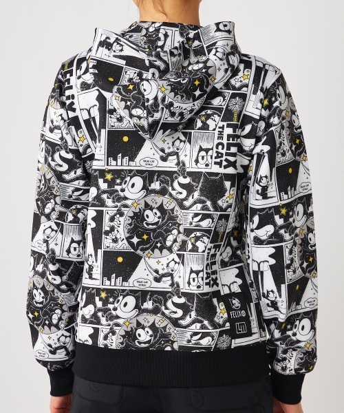 Loudmouth(ラウドマウス)の「【Loudmouth/ラウドマウス】レディースコラボシリーズダンボールニットフーディ FELIX/フィリックス コラボ企画 パーカー ゴルフ(パーカー・レディース・ホワイト/ブラック・MEDIUM/LARGE/LL/SMALL)」の8枚目の写真