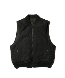 made in standard (ChCX^_[h)MADE IN STANDARD / ChCX^_[h 2WAY BLACK MA1 VEST o[VuMA-1xXg(xXg)