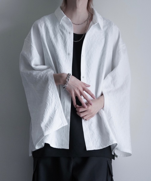 セオリーリュクス ロングシャツワンピース ストライプ バンド