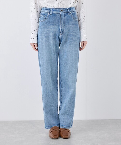 ROPE' PICNIC(ロペピクニック)の「【ウエスト革命デニム】ウエストシェイプハイライズマムジーンズ(デニムパンツ・レディース・ブルー/ブルー系その他5・38/36/40)」の8枚目の写真