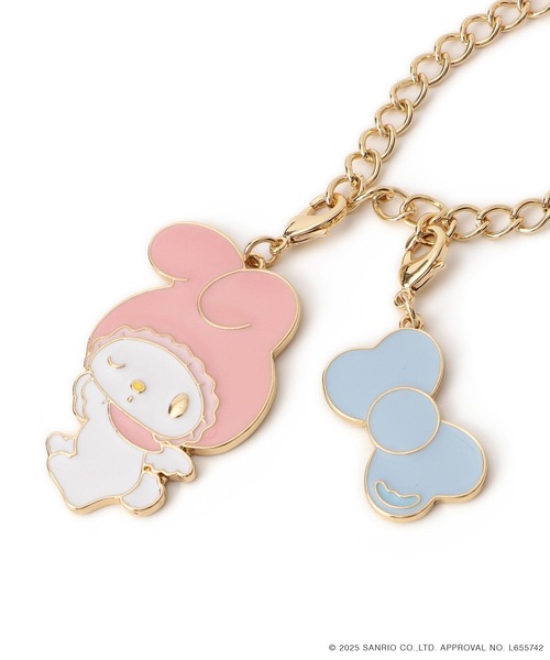 VIS(ビス)の「【マイメロディ&クロミ】 VIS別注モデルマルチチャーム(キーホルダー・レディース・ブラック/ピンク・FREE)」の11枚目の写真