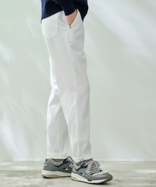 Arnold Palmer（アーノルドパーマー）の「スタイリッシュ ストレッチ チノパンツ（チノパンツ・メンズ・ホワイト/ブラック・L/M/LL）」の12枚目の写真