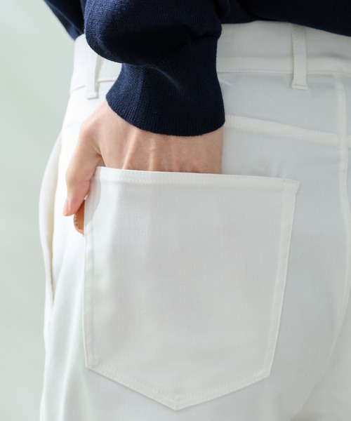 Arnold Palmer（アーノルドパーマー）の「スタイリッシュ ストレッチ チノパンツ（チノパンツ・メンズ・ホワイト/ブラック・L/M/LL）」の16枚目の写真