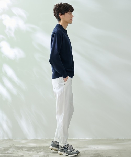 Arnold Palmer（アーノルドパーマー）の「スタイリッシュ ストレッチ チノパンツ（チノパンツ・メンズ・ホワイト/ブラック・L/M/LL）」の6枚目の写真