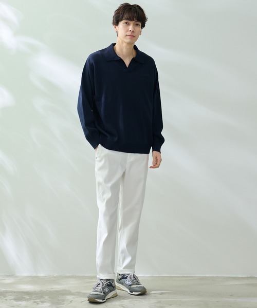 Arnold Palmer（アーノルドパーマー）の「スタイリッシュ ストレッチ チノパンツ（チノパンツ・メンズ・ホワイト/ブラック・L/M/LL）」の3枚目の写真