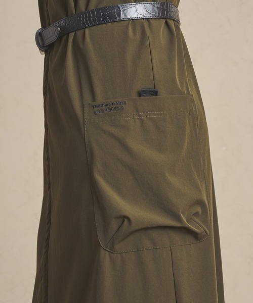 THOUSAND MILE（サウザンドマイル）の「(THOUSAND MILExGENE HEAVENS)BACK CROSS NALLOW STRAP DRESS（ワンピース・レディース・ブラック/カーキ/ブルー・ONE SIZE）」の9枚目の写真